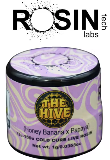 Green Label Rosin | The Hive | 1g Cold Cure Rosin Tech Labs Green Label Rosin | The Hive | 1g Cold Cure Rosin Tech Labs
