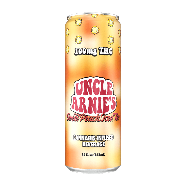 Sweet Peach Iced Tea 12oz Uncle Arnie's