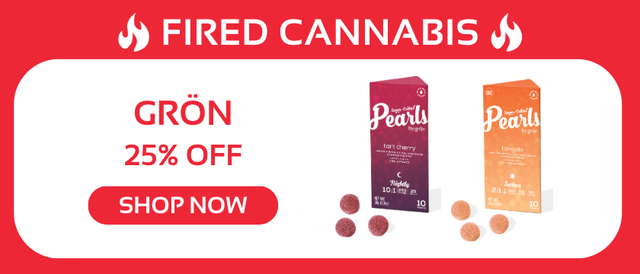 Cannabis Promo, Cannabis Sales, Cannabis Discounts, Cannabis on Sale, Gron: 25% OFF