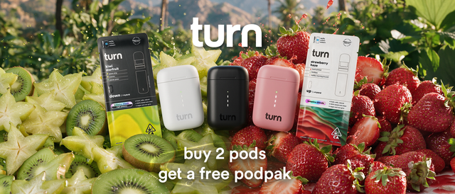 Cannabis Promo, Cannabis Sales, Cannabis Discounts, Cannabis on Sale, Buy 2 turn Pods, Get a PodPak for a penny!