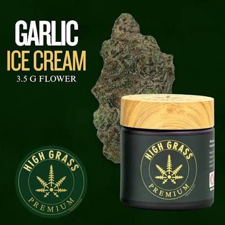 Garlic Ice Cream High Grass Premium