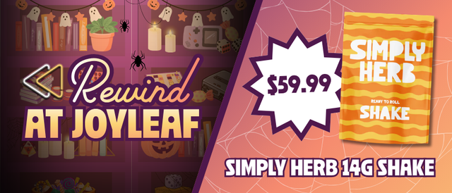 Cannabis Promo, Cannabis Sales, Cannabis Discounts, Cannabis on Sale, $59.99 Simply Herb 14G Shake
