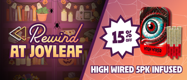 Cannabis Promo, Cannabis Sales, Cannabis Discounts, Cannabis on Sale, 15% Off High Wired 5 Pack Infused Pre-Roll