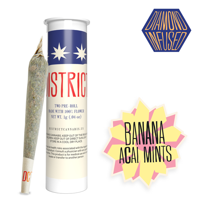 Banana Acai Mints District Cannabis