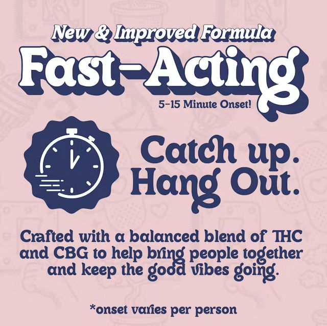 Hang Social Citrus 2:1 (CBG:THC) Fast Acting Effin Hang Social Citrus 2:1 (CBG:THC) Fast Acting Effin