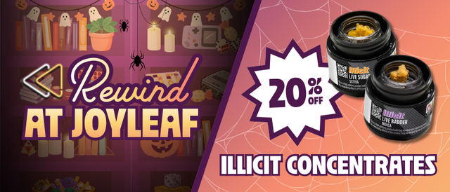 Cannabis Promo, Cannabis Sales, Cannabis Discounts, Cannabis on Sale, 20% Off Illicit Concentrates