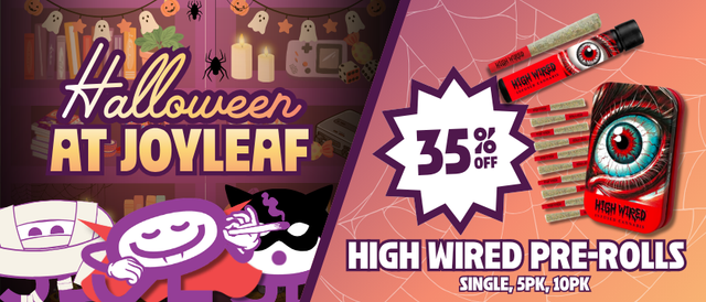 Cannabis Promo, Cannabis Sales, Cannabis Discounts, Cannabis on Sale, 35% Off High Wired Infused Pre-Rolls