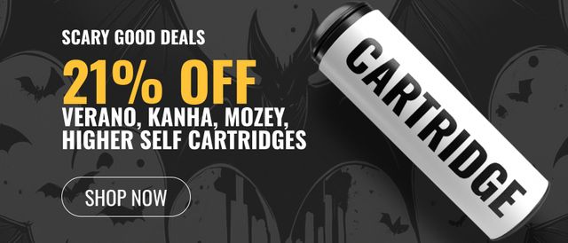 Cannabis Promo, Cannabis Sales, Cannabis Discounts, Cannabis on Sale, 21% off Verano, Kanha, Mozey, Higher Self Cartridges