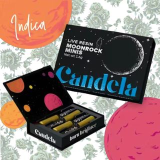 Grape Mimosa MoonRock Candela