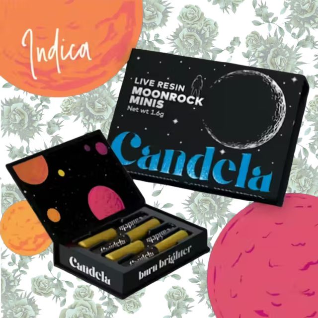 Grape Mimosa MoonRock Candela
