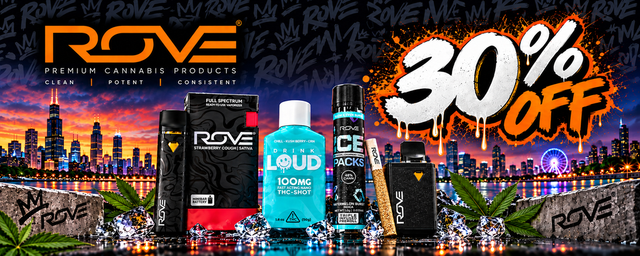 Cannabis Promo, Cannabis Sales, Cannabis Discounts, Cannabis on Sale, 30% Off Rove