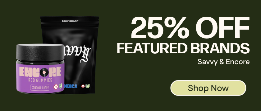 25% OFF Featured Brands