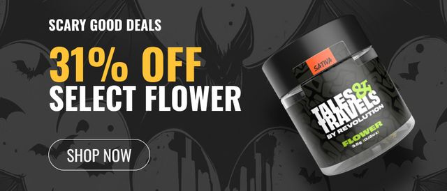 Cannabis Promo, Cannabis Sales, Cannabis Discounts, Cannabis on Sale, 31% Off Select Flower