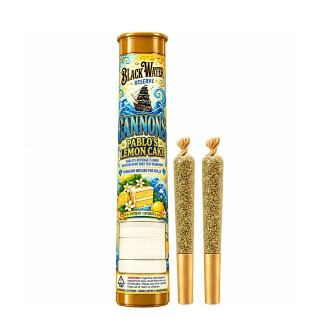 Diamond Infused Pre-Rolls | Pablo's Lemon Cake Blackwater Reserve