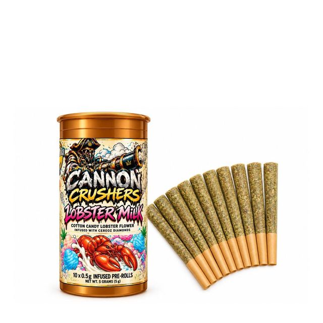 Diamond Infused Pre-Rolls | Lobster Milk Blackwater Reserve