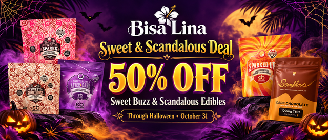 Cannabis Promo, Cannabis Sales, Cannabis Discounts, Cannabis on Sale, Sweet & Scandalous 50%