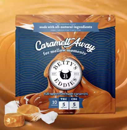 Caramel Chews 1:1 THC:CBG Betty's Eddies